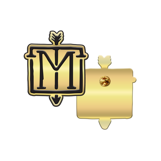 Gold Enamel Pin